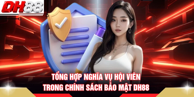 Tổng hợp nghĩa vụ hội viên trong chính sách bảo mật DH88